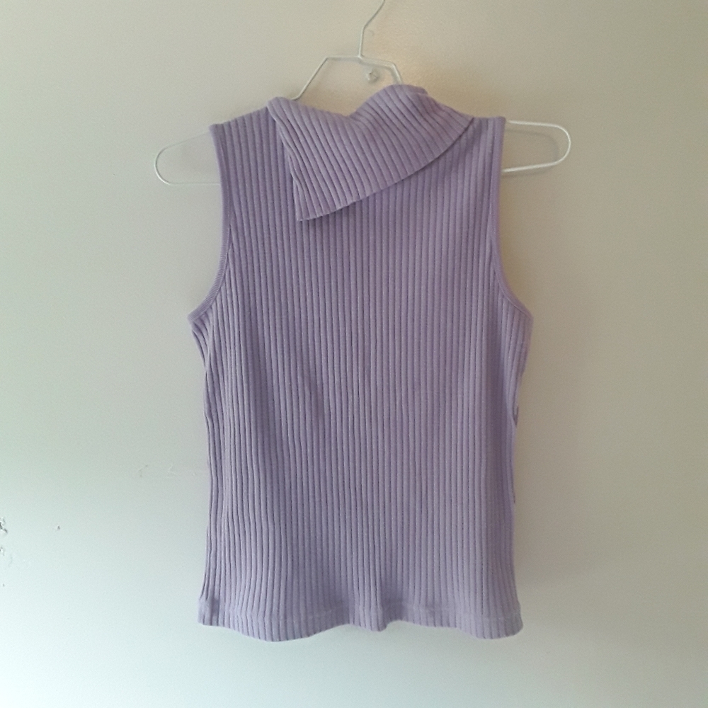 vs Three Lavender Purple Turtleneck Shirt
